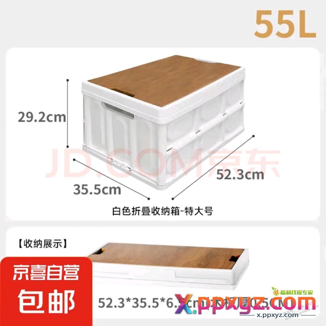 一个收纳箱也能疯抢，不是正常价格嘛。 - PPXYZ线报