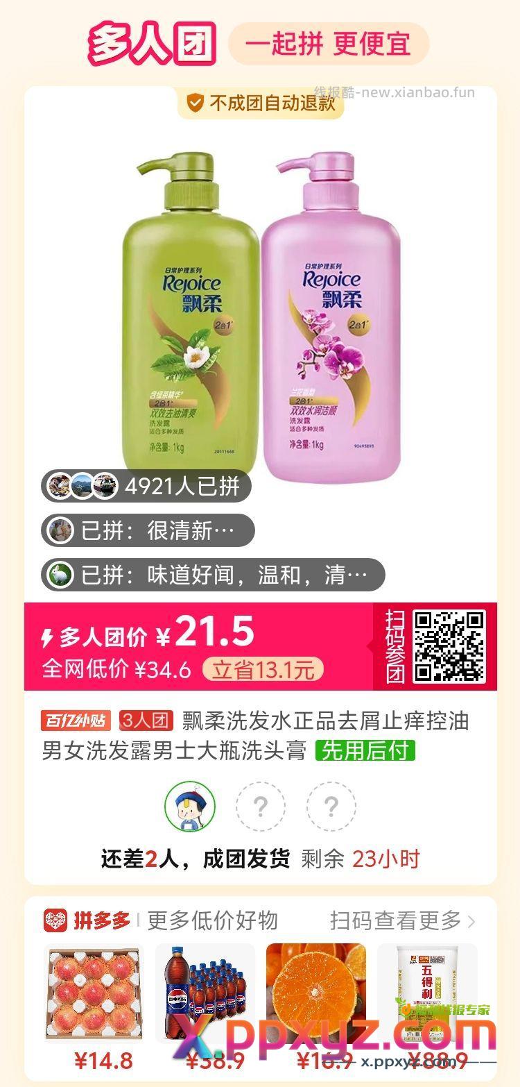 洗发水拼团 - PPXYZ资源网