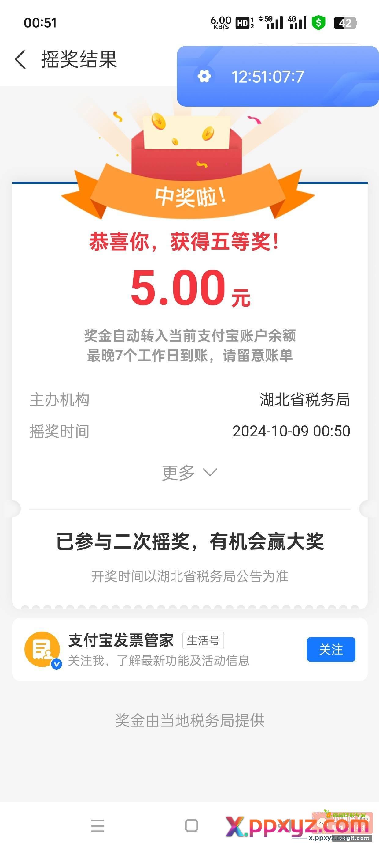 湖北发票有水 3分钱一张 - PPXYZ资源网