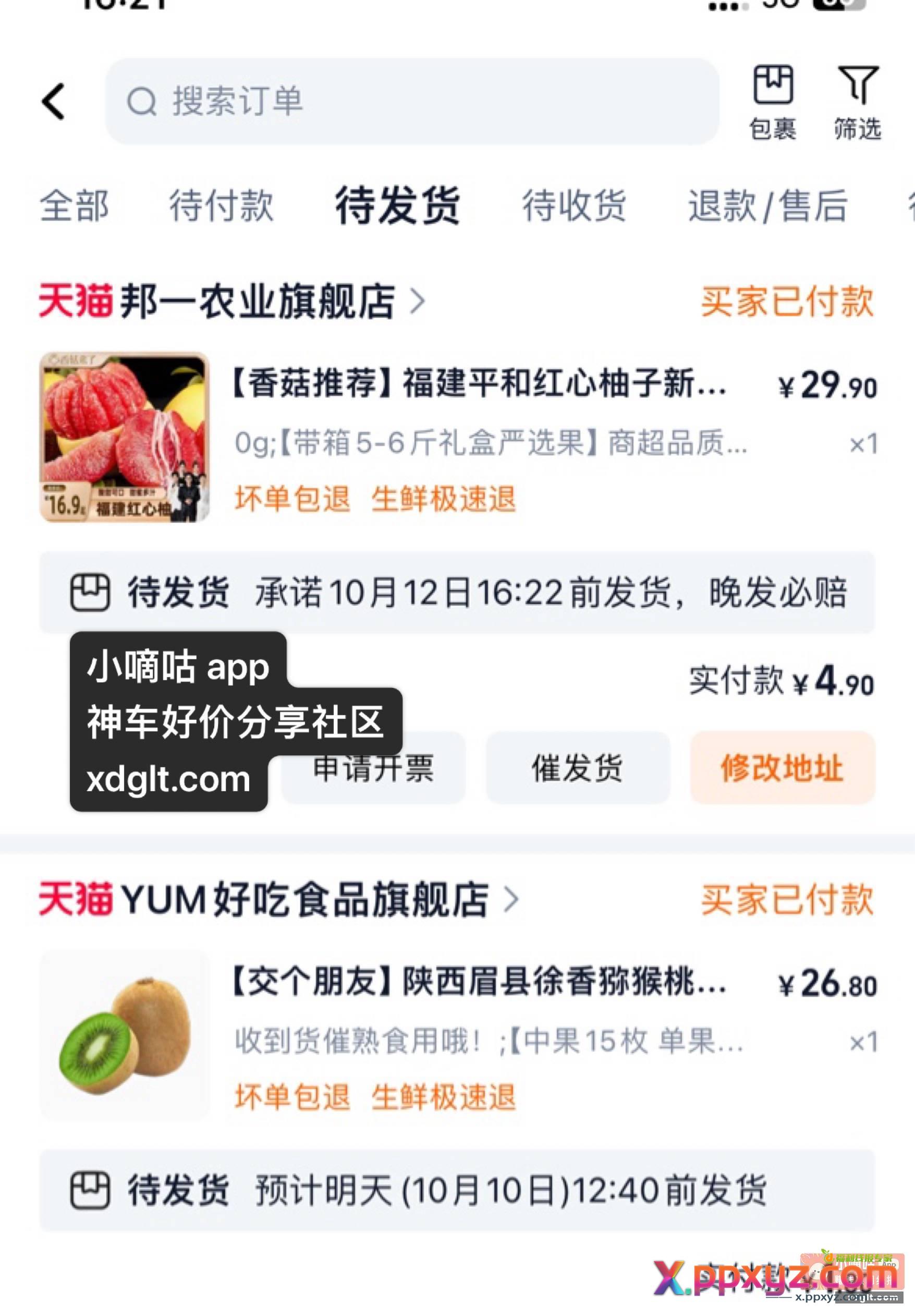 某宝搜香菇来了红包 买什么自行发辉 - PPXYZ资源网