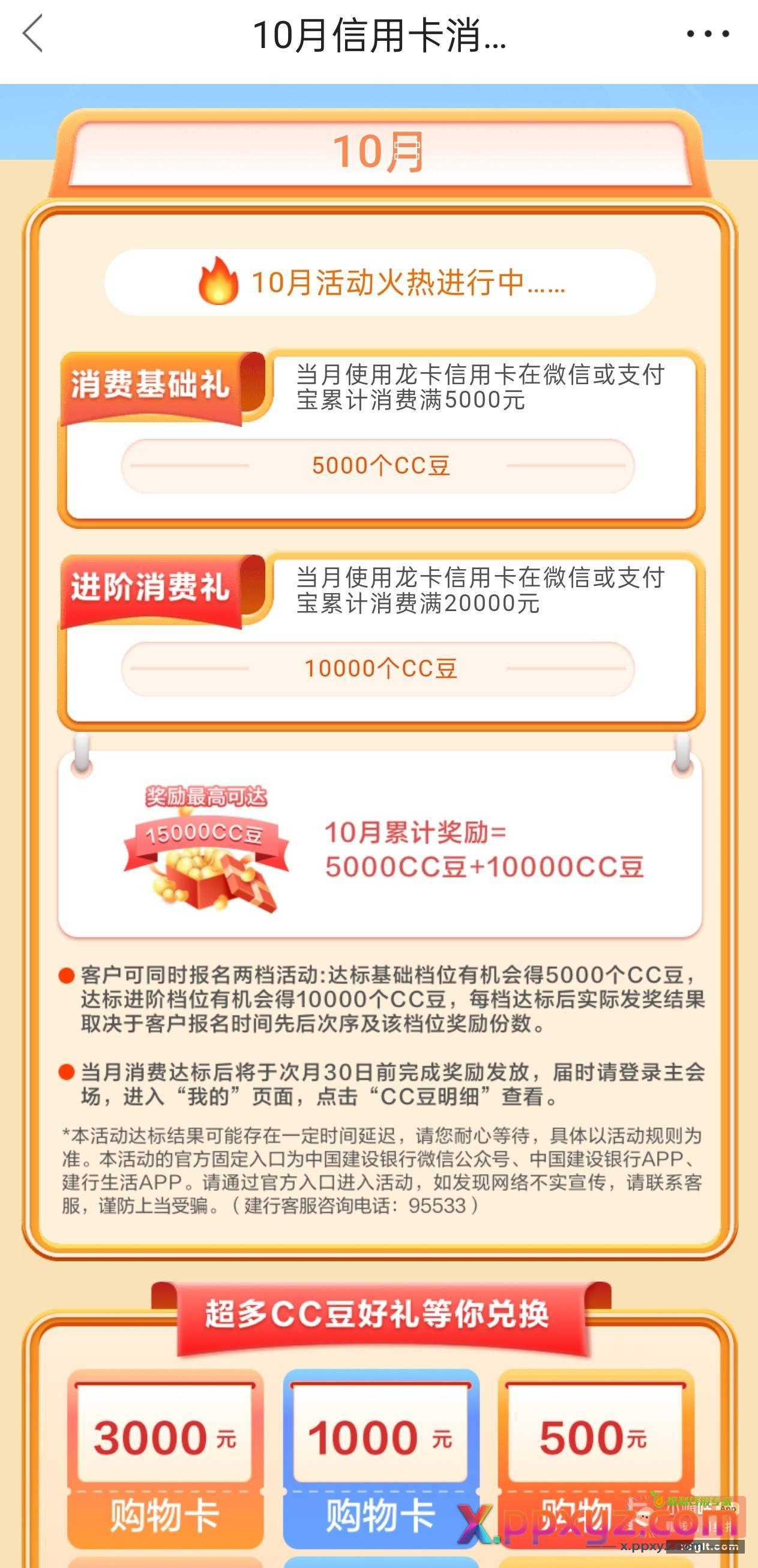 刷建行 记得提前报名消费任务 - PPXYZ资源网