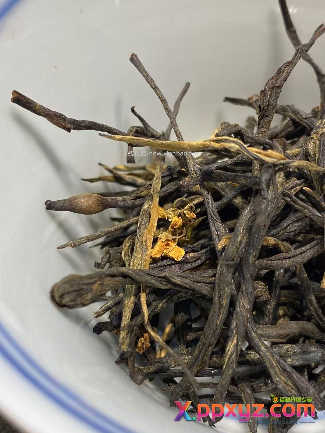 【滇红•桂花松】特属于秋天的这一抹香 用茶胚和新鲜桂花窨制而成 - PPXYZ资源网