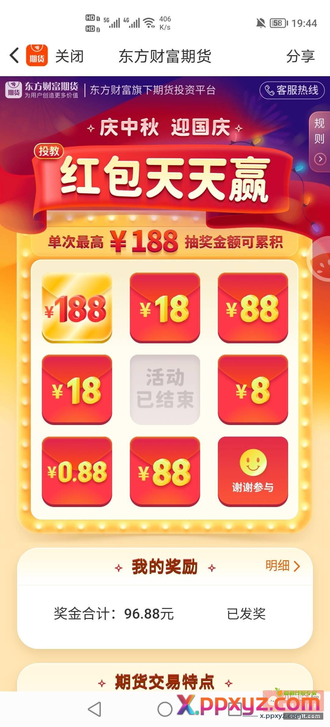 东方财富期货到账了 上次弄的去看看 - PPXYZ资源网