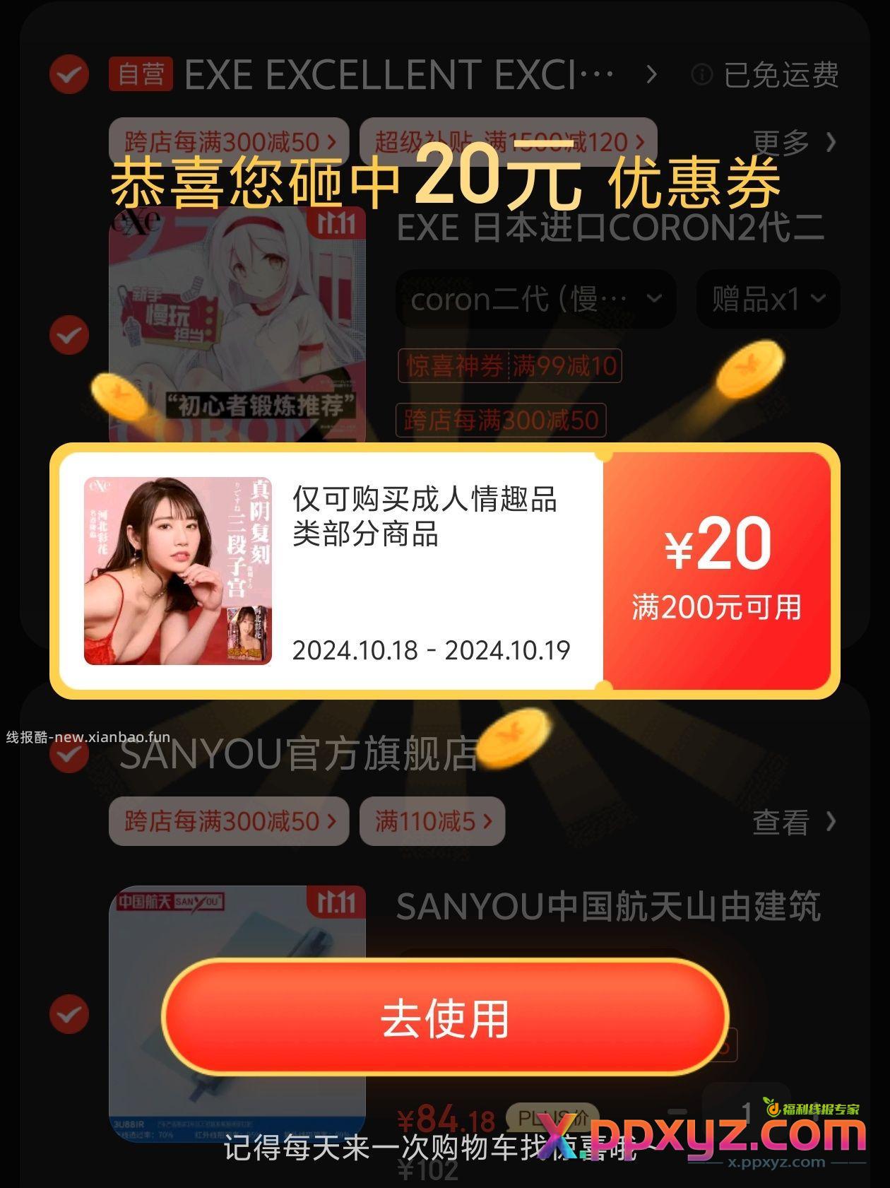 领券 200-20 领券 99-10 领券 - PPXYZ资源网