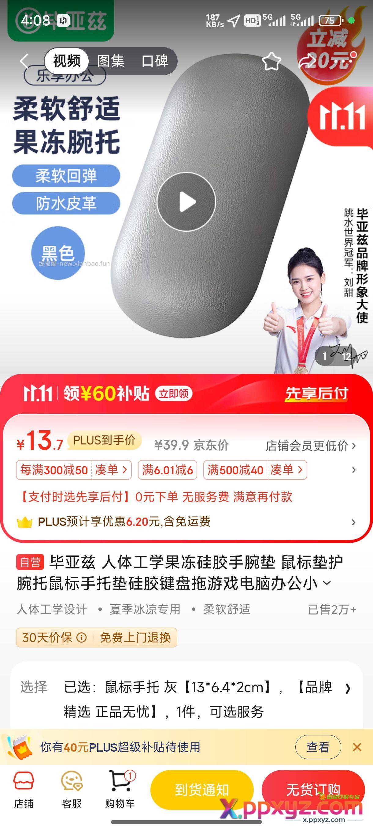 昨天的u型枕和手腕垫评价有京豆 300+200 - PPXYZ资源网