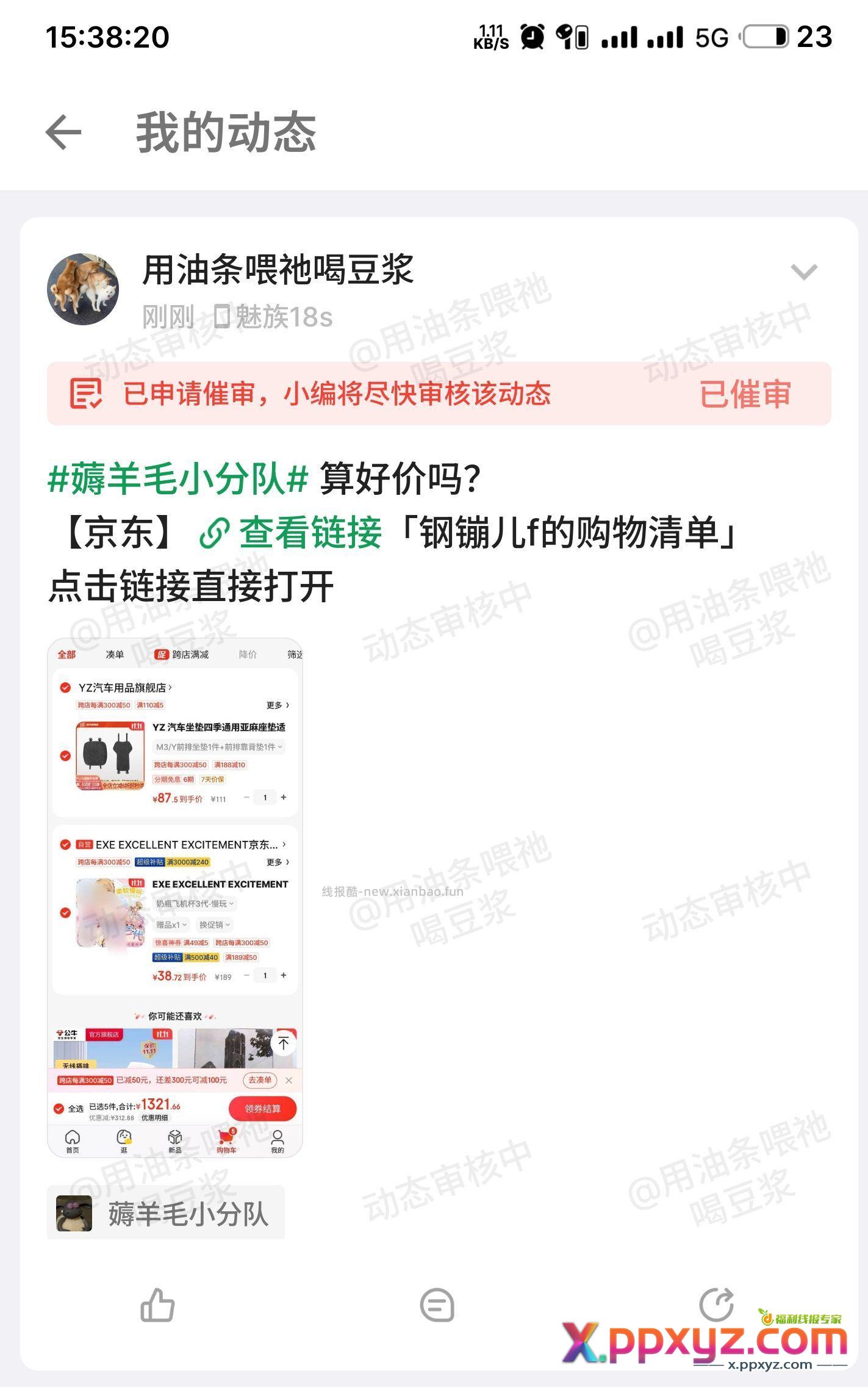 【京东】「钢镚儿f的购物清单」 点击链接直接打开 - PPXYZ资源网