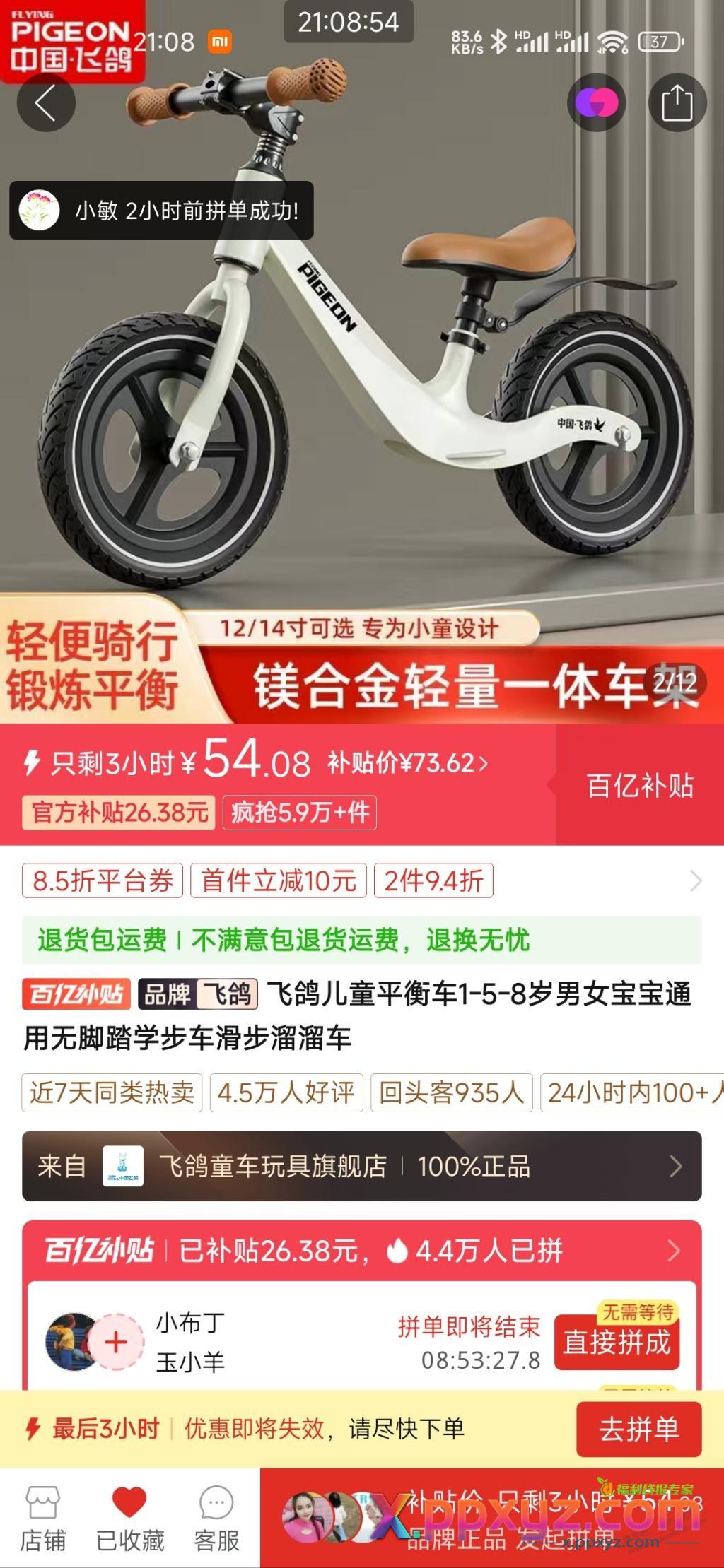 飞鸽这个平衡车划算吗？ - PPXYZ线报