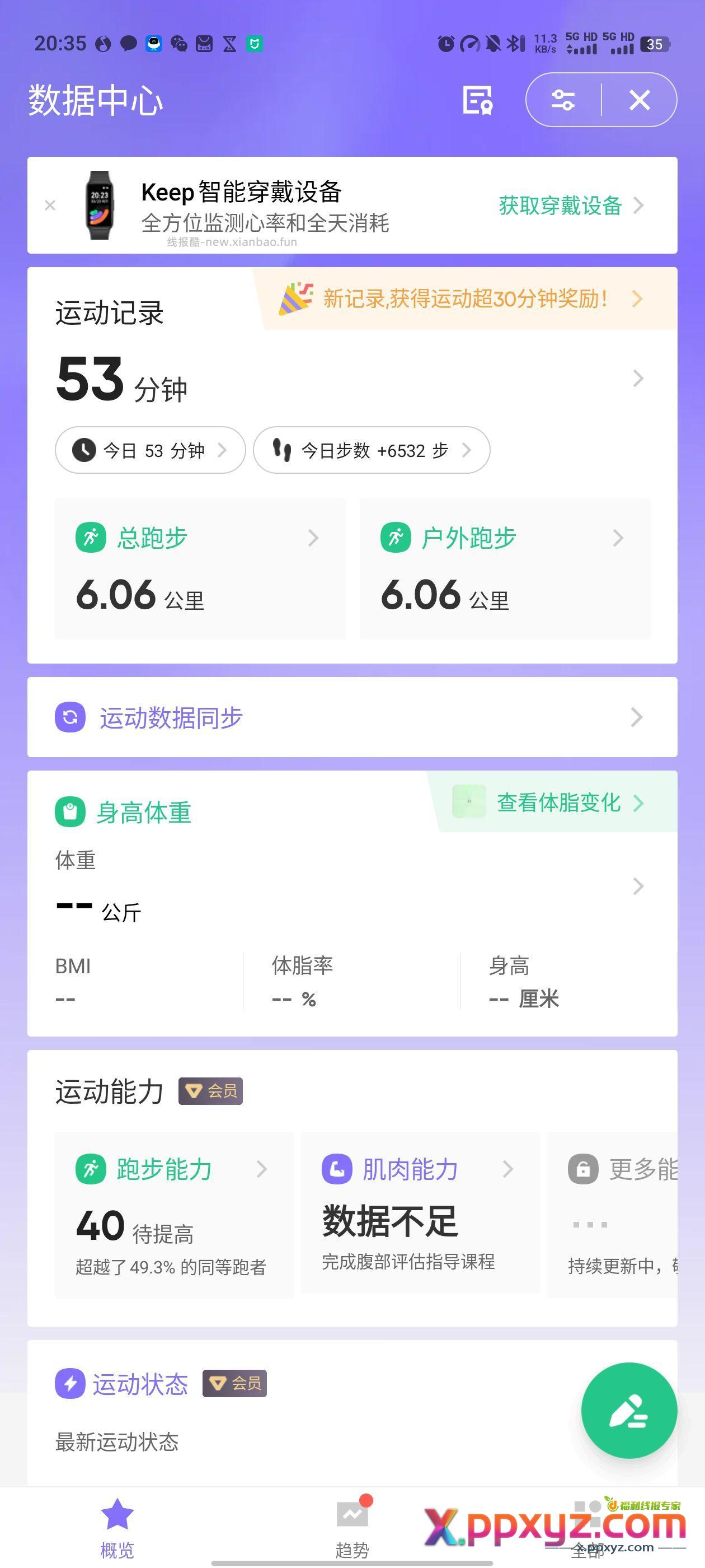 走完6公里 - PPXYZ资源网