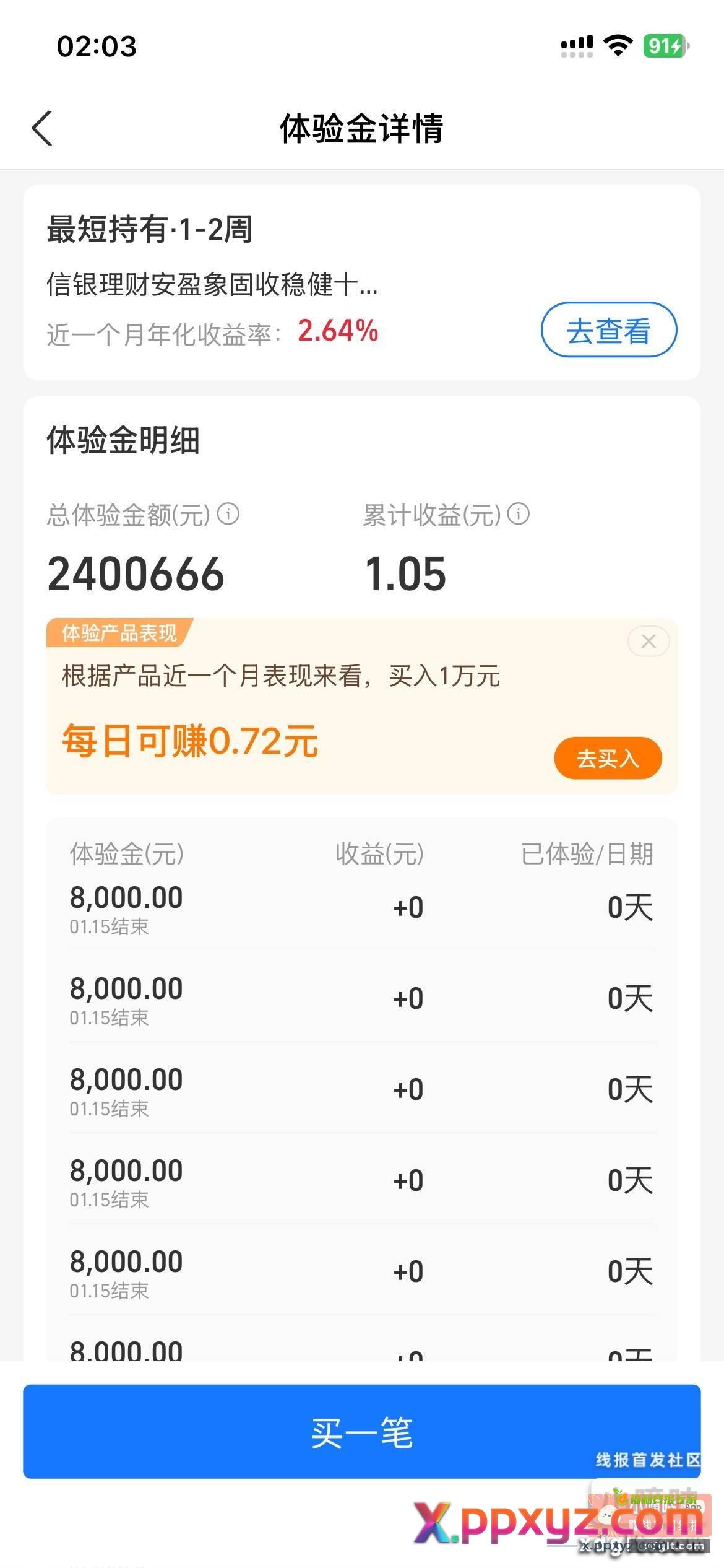 这个基金废了 说的好听买一万日收益0.7 - PPXYZ资源网