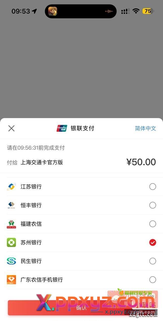 上海交通卡充值余额 如图 - PPXYZ资源网
